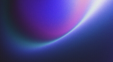 Deep Violet Eclipse Grainy Neon Gradient Poster Backdrop - Cosmic Circular Aura Noise Texture Web Header Banner Design © Ahmed Afridi
