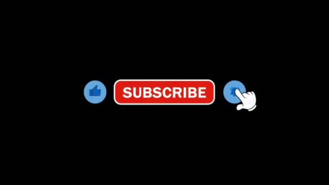 Subscribe buttons on black background