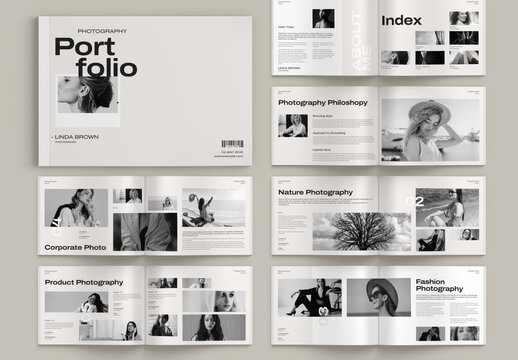 Photography Portfolio Landscape Layout