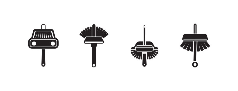 brooms and brushes for cleaning and sweeping surfaces  household and industrial tools