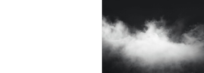 Fototapeta premium Smoke effect isolated on transparent background