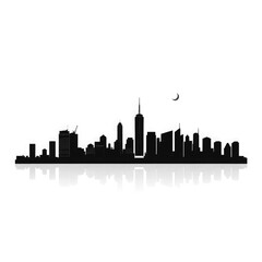 Obraz premium new York city skyline with transparent background PNG and JPEG image