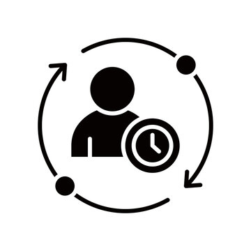 Routine glyph icon