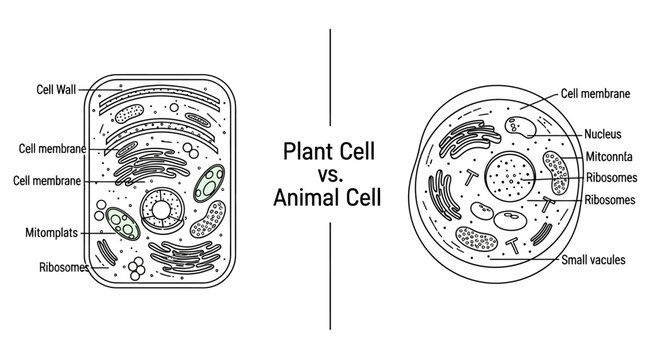 Plant and Animal Cell Structures.