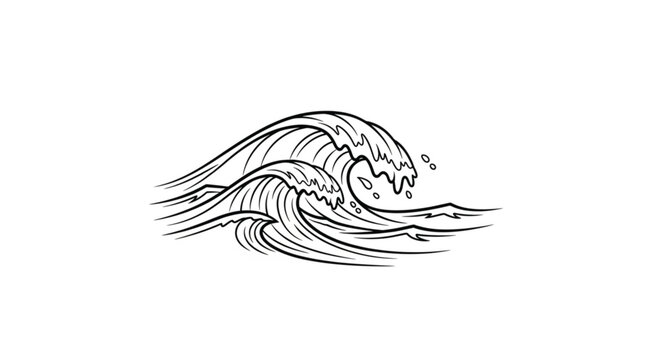 Wave Ocean Water Sea Surf Crest.