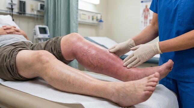 Medical Anatomy Visualization of Deep Vein Thrombosis in the Lower Extremity