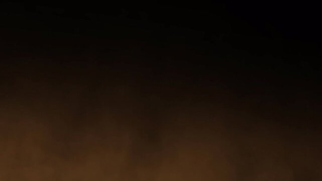 Cinematic fast moving brown sand dust smoke powder effect overlay for creating realistic sandstorms, desert wind, and gritty atmospheric textures.