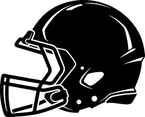 Fototapeta premium American football helmet silhouette
