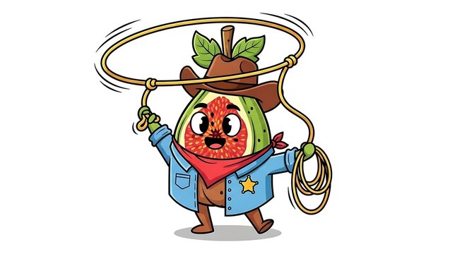 Colorful clown juggling fruits in circus ring.