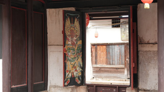 The old traditional buildings located in Guangdong province of the China