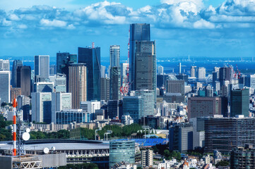 Fototapeta premium The view from the observation deck of the Tokyo Government building