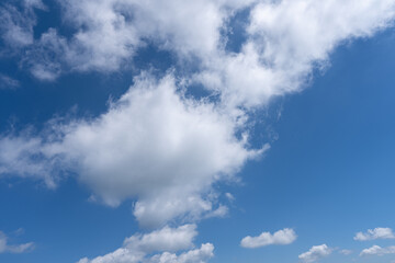 Fototapeta premium 晴れた日の綺麗な空