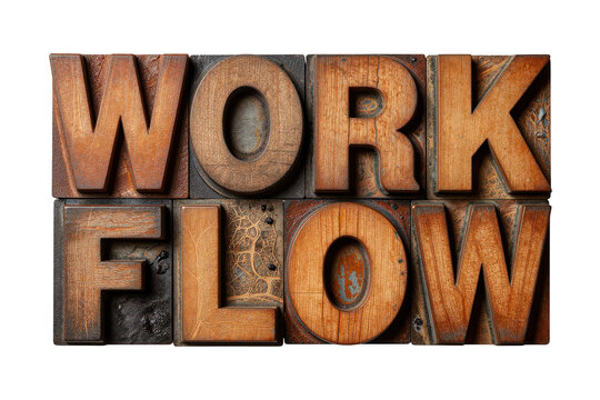Wooden Letterpress Type Blocks Spelling Workflow