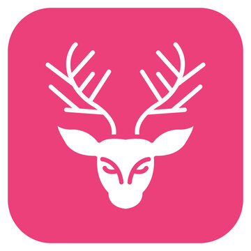Reindeer icon style
