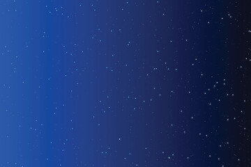 Deep blue night sky filled with countless twinkling white stars and subtle glowing nebulae © ANOWARA