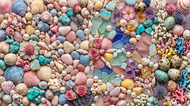 A colorful pattern creates a vibrant, textured macro background
