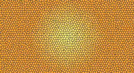 Cracked earth pattern with gradient orange and yellow tones © Mansura