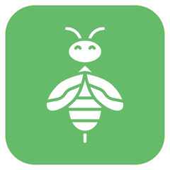Bee Vector Icon Style © designing ocean