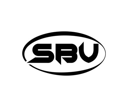 SBU Abstract Modern Lettermark Logo Design. Calligraphy professional initials vector logo Design.