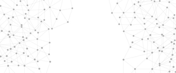 Abstract technology dot and line connection digital hi tech design concept background. Space for text. Vector illustration © Rayhan