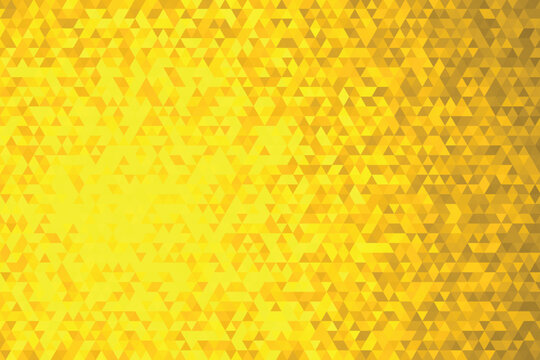 Vibrant golden-yellow geometric triangular mosaic pattern geometric pattern triangular shapes