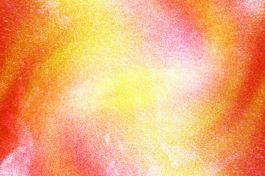 Color gradient dark grainy background, orange red gold yellow vibrant abstract on black, noise texture effect