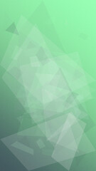 Obraz premium A soft green and teal triangle mosaic creates an energetic abstract backdrop, with translucent facets that work well for tech, wellness, and web design.