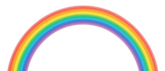 Fototapeta premium Rainbow Arc Isolated Transparent Background