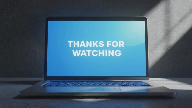 Thanks for watching message.