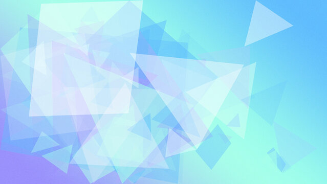Layered cyan and blue translucent polygons create a crisp geometric abstract background, ideal for technology branding, dashboards, and header banners.
