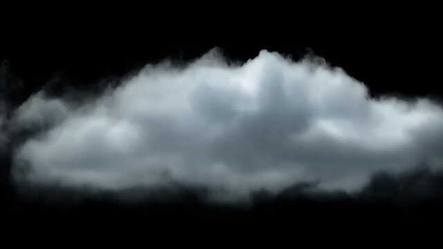 Cloud-Like Patch That Stretches Horizontally, Then Snaps Back Softly