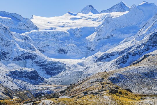 The Moiry Glacier, near Grimentz, Val d'Anniviers, Valais Alps, Canton Valais, Switzerland