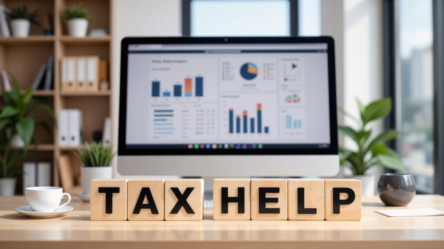 Tax help service for small business owners seeking calculation support and financial deduction advice during annual fiscal filing to reduce debt liability and maximize government return check