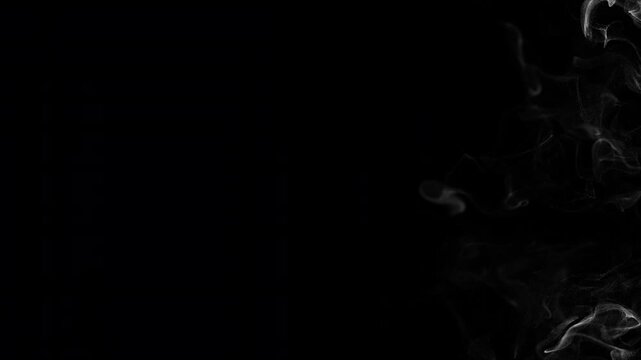 White Smoke Sweep Transition Overlay