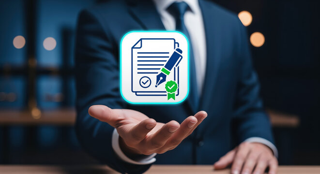 Digital notary endorsement protocol allows a certified corporate agent to validate an official insurance guarantee policy or execute a secure legal covenant agreement settlement framework