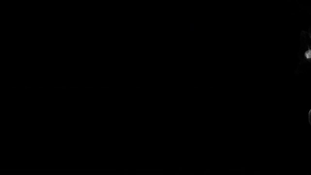 Floating White Smoke Video Overlay