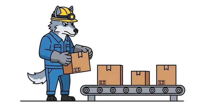 Warehouse worker checking inventory with clipboard.