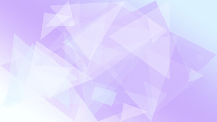 Obraz premium White and lavender polygon facets overlap in a soft abstract pattern, creating a stylish backdrop for tech branding, posters, and social media graphics.