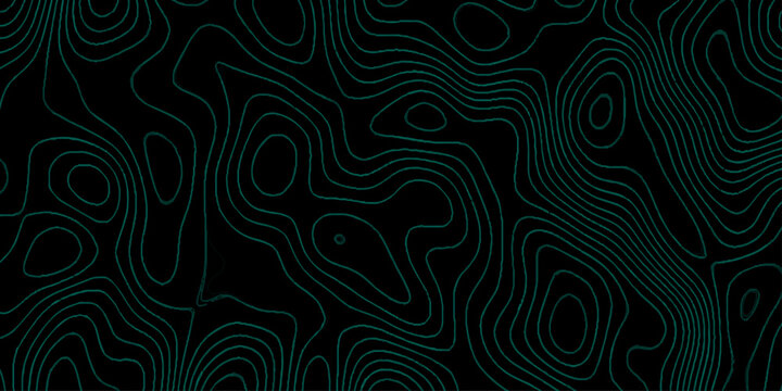 Topographic map, topographer seamless pattern, typography linear equalizer backdrop. Vector seamless line wave map texture, contour background. Topographic map, topographer blue seamless pattern.