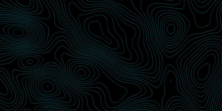 Topographic map, topographer seamless pattern, typography linear equalizer backdrop. Vector seamless line wave map texture, contour background. Topographic map, topographer blue seamless pattern.