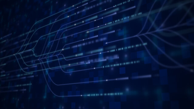 Line data transfer high speed network data for processing system with digital connectivity, machine learning