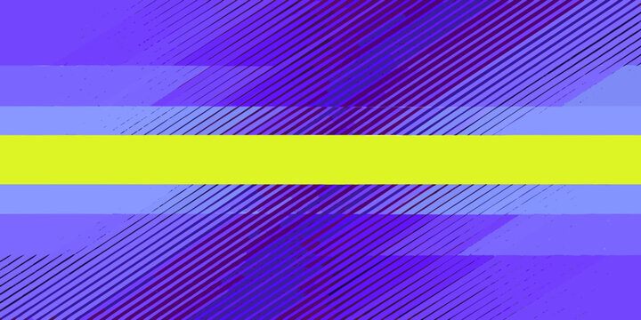 Diagonal striped pattern with yellow band vibrant vector illustration