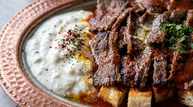 Iskender, meat dish