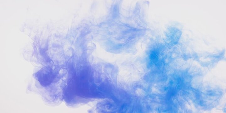 blue and white smoke