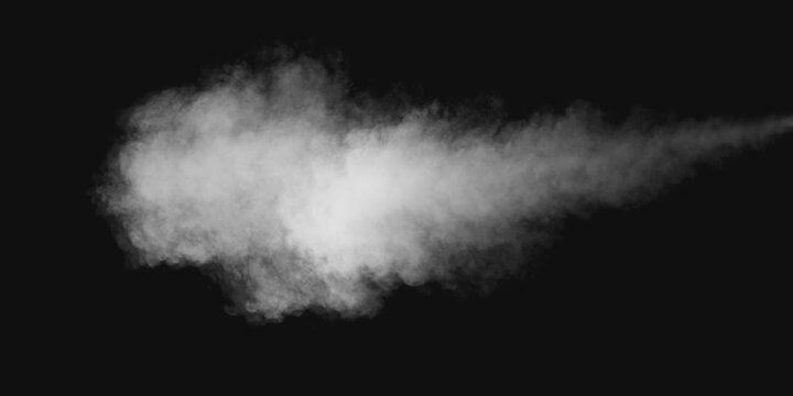 black and white smoke
