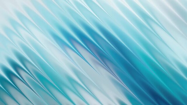 Abstract blue background with diagonal wavy lines and smooth liquid texture