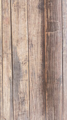 Fototapeta premium Natural Wooden Plank Background with Rich Brown Texture and Visible Grain Structure, Rustic Surface for Architecture and Interior Design