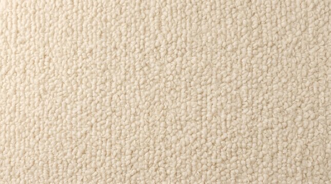 Cream boucle fabric background with soft texture