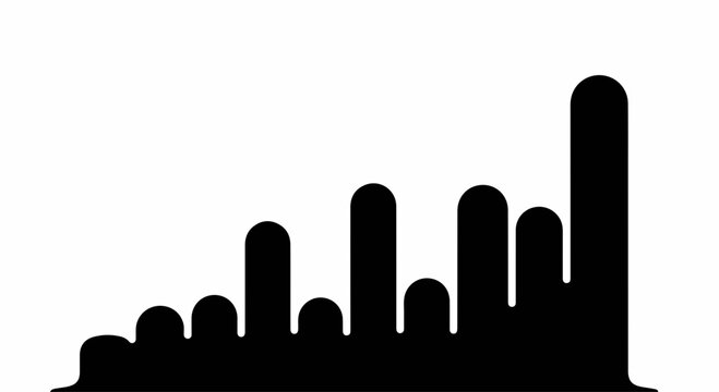 Abstract sound wave visualization in black and white, representing audio or data flow.