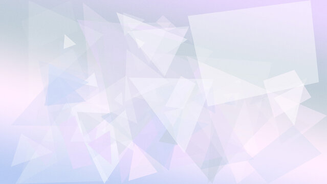 White and pastel blue polygon triangles create a clean, airy abstract backdrop with subtle depth, ideal for corporate presentations, tech banners, and flyers.